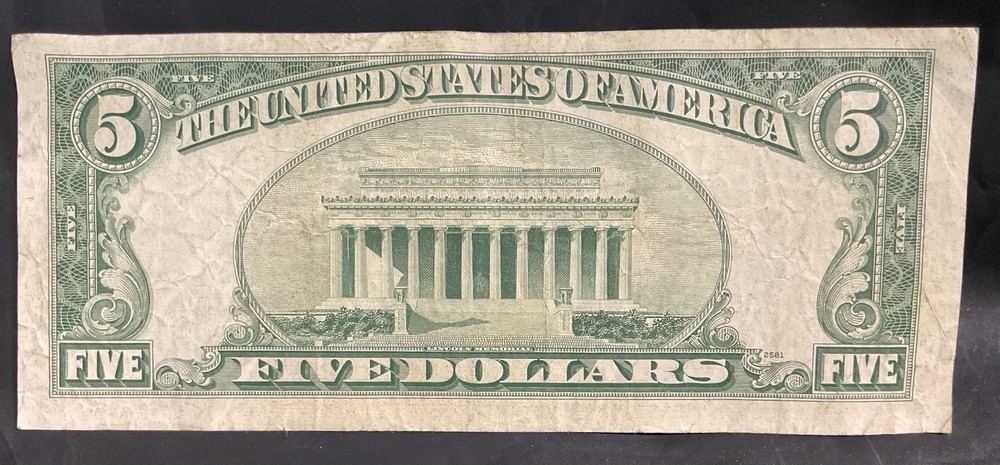 1950 D $5 Federal Reserve Note Star Note
