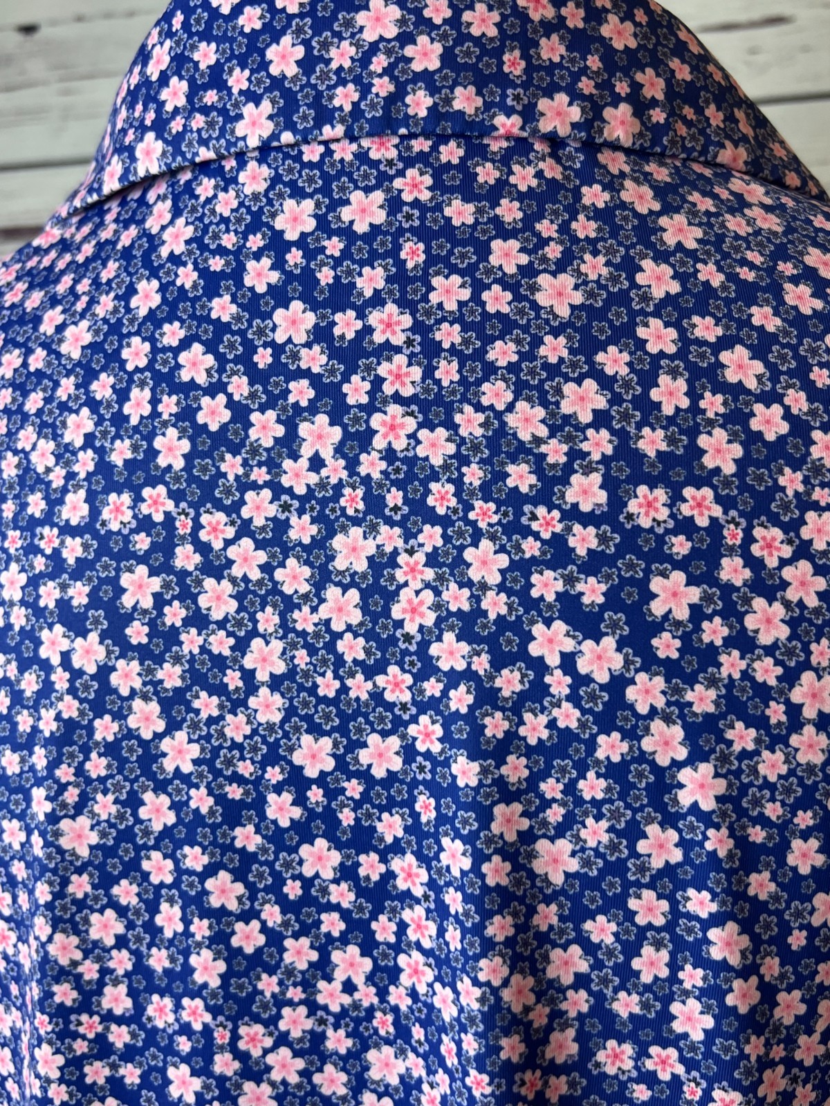 US Open LACC USGA 123rd Men's XL Purple Floral Golf Polo Shirt