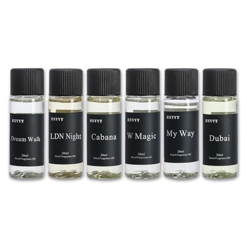 Luxury Aromatherapy Essential Oils Set - 6 Premium Scents for Diffuser & Home Sc