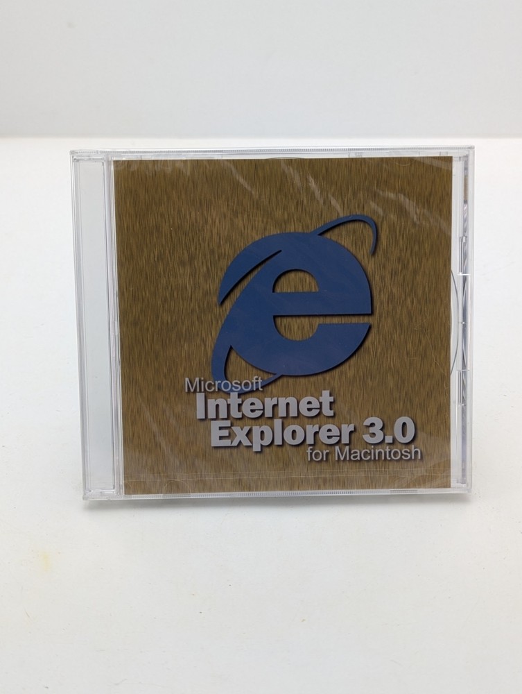NOS Sealed Microsoft Internet Explorer 3.0 for Macintosh CD