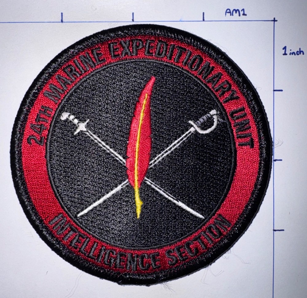 USMC 24th Marine Expeditionary Unit - Intelligence Section Patch