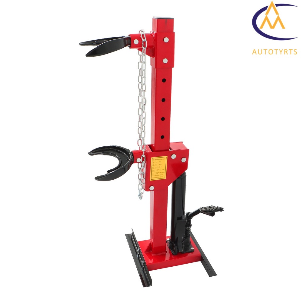 Coil Spring Compressor Red Auto Strut Hydraulic Compressor Removing Tool 4.5T