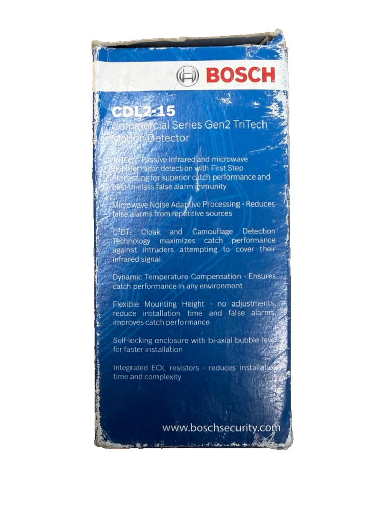 Bosch CDL2-15 TriTech MOTION DETECTOR