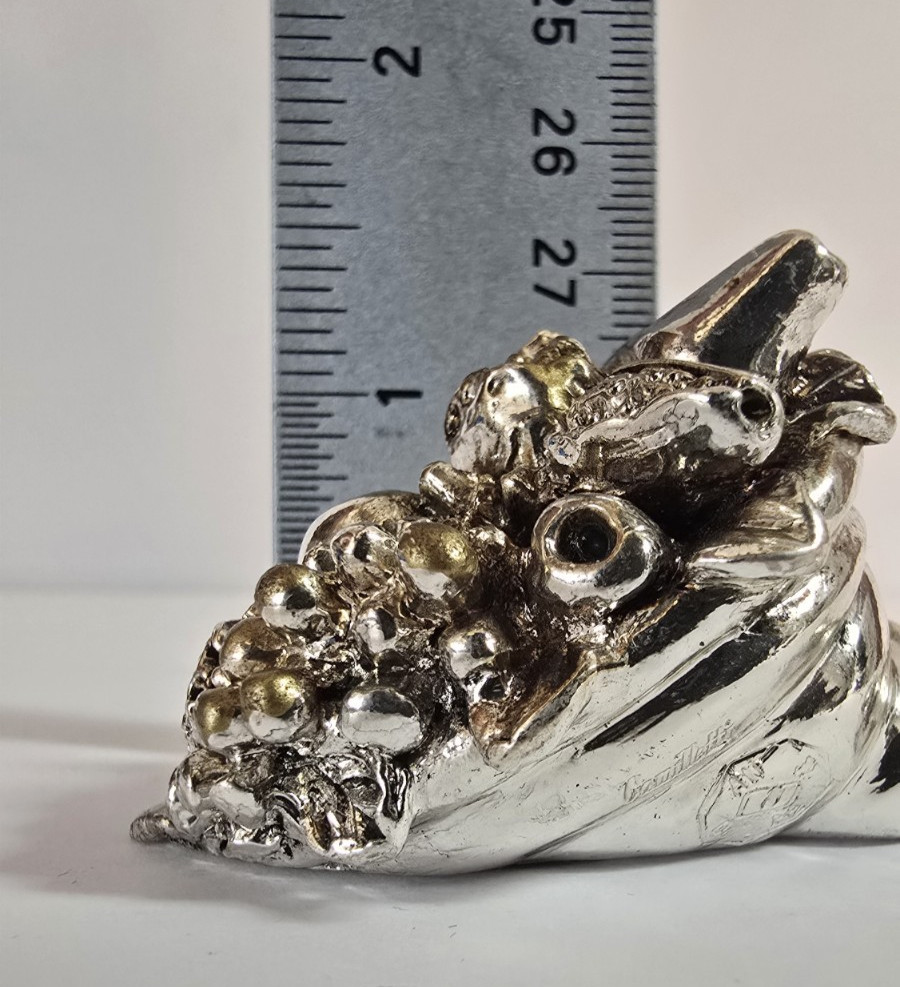 Silver Plated Camilletti Gioielli Ricciardi 925% CORNUCOPIA Decorative