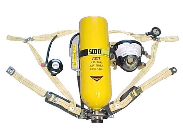 SCOTT 4.5 or 2.2 Wireframe SCBA Overhauled - SCBA ONLY
