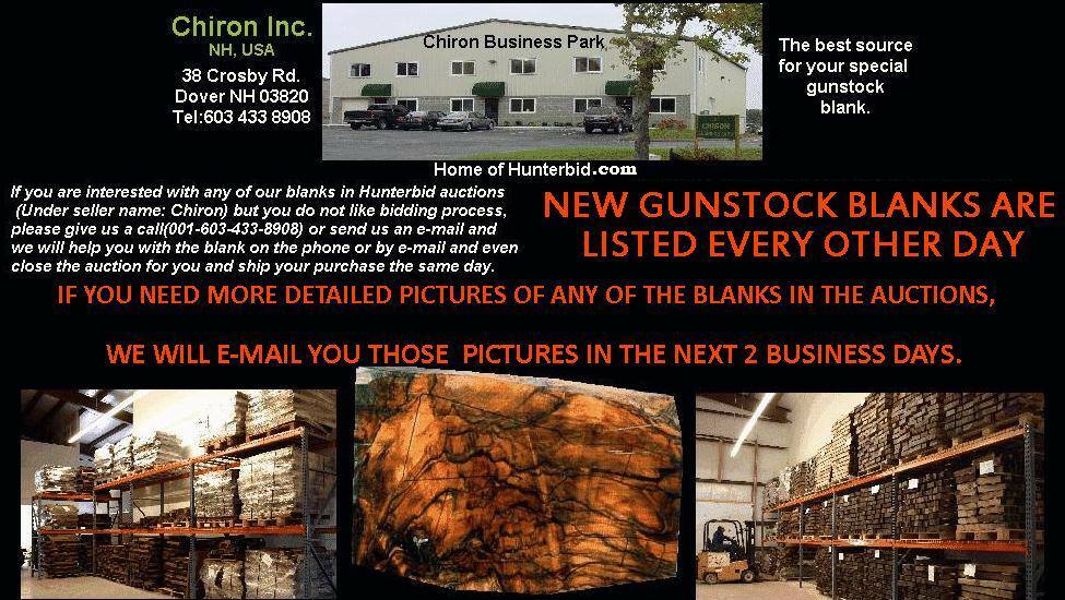 Turkish walnut rifle gun stock blank za20