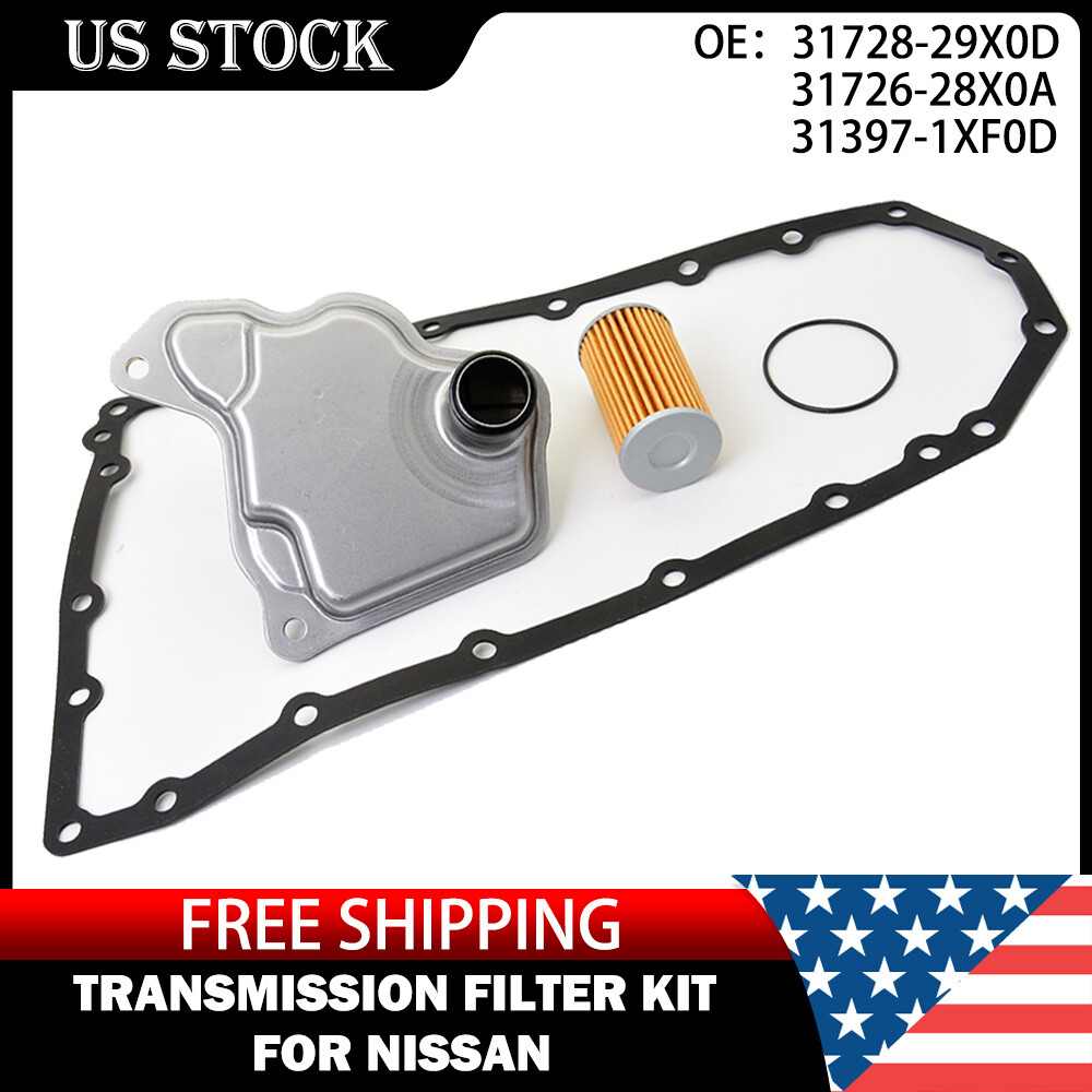 Transmission Oil Filter + Gasket For 2016-2020 Nissan OE#31728-29X0D 31726-28X0A