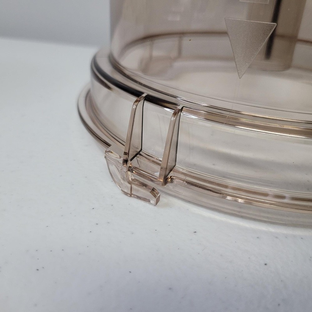 Vintage KitchenAid Replacement Feeder Bowl With Baffle Food Processor Part