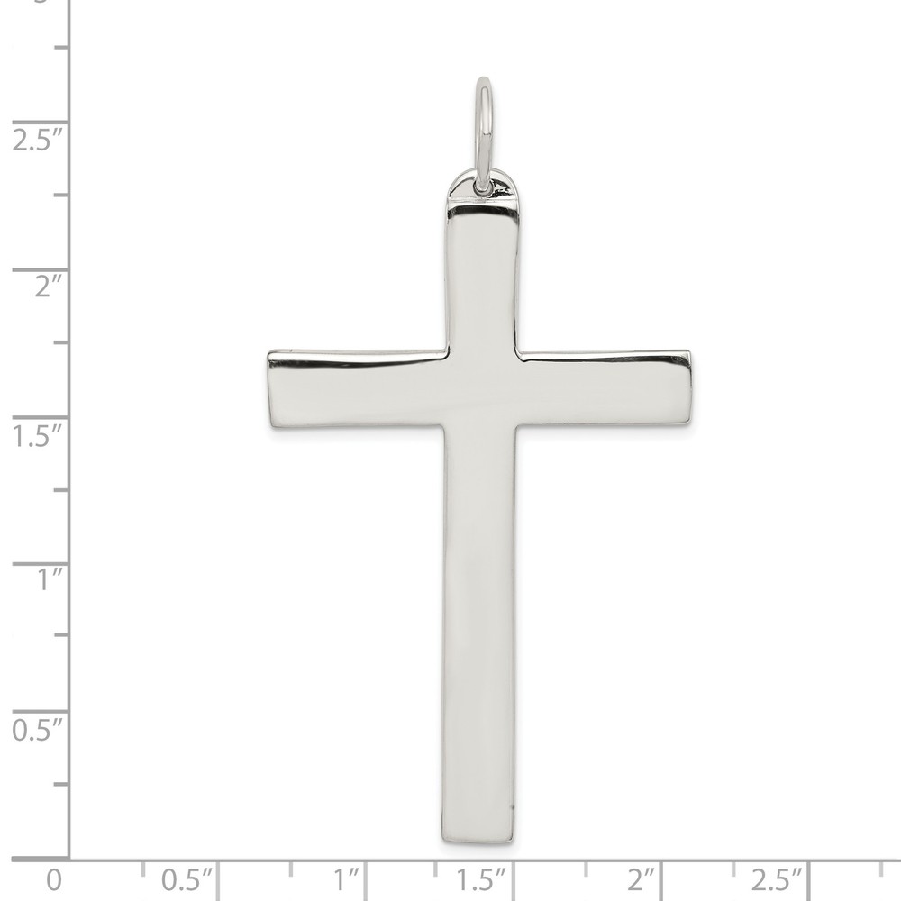 Silver Latin Cross Charm QC5402