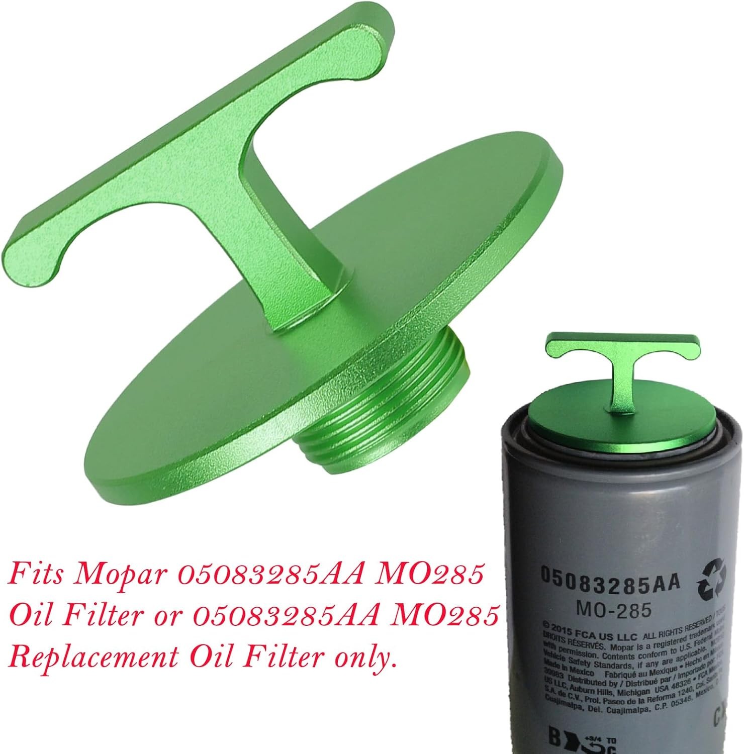 Aluminum Oil Filter Plug Tool for Ram 2500–5500 5.7L–6.7L Cummins Diesel