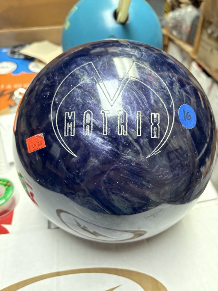 Used Ebonite Matrix Bowling Ball 16 Pounds