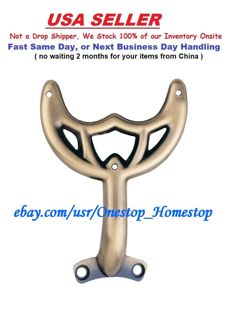 42" Antique Brass Ceiling Fan Blade Arm Replacement Bracket Hunter & Hampton Bay