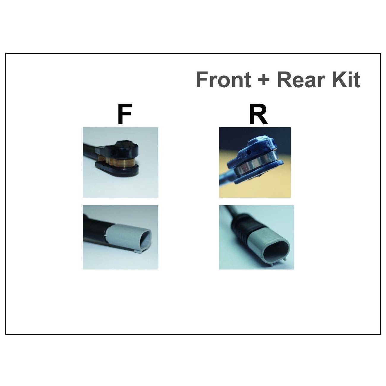 TOPAZ Front + Rear Brake Pad Wear Sensor Kit for BMW E70 X5 E71 X6