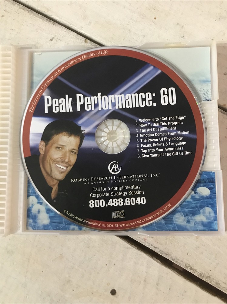 Anthony Robbins peak performance: 60 CD.