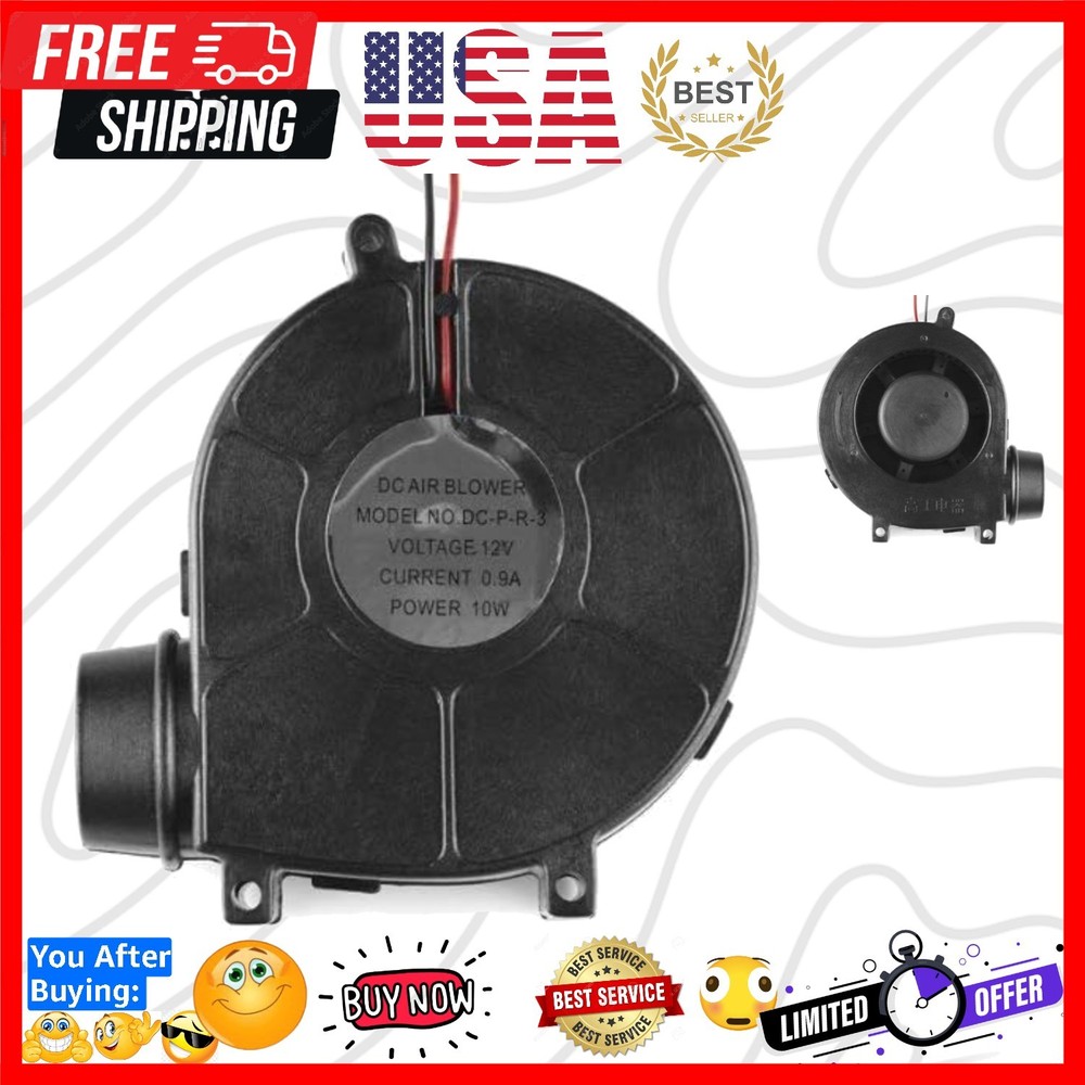 Electronics Blower - Squirrel Cage 12V