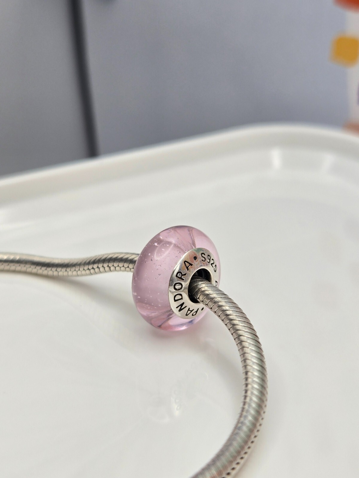 Pandora Disney Aurora Signature Color Murano Glass Charm