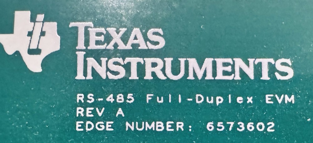 Texas Instruments RS485-FL-DPLX-EVM RS-485 Full Duplex Eval Module Board