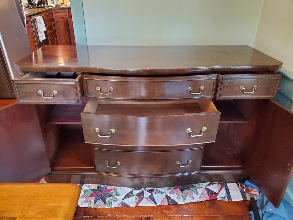 Antique Mahogany Buffet Sideboard