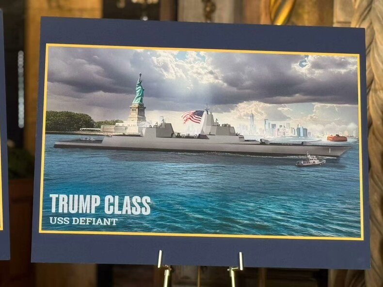 NEW ! 1/700 US "Trump" class battleship Unpainted