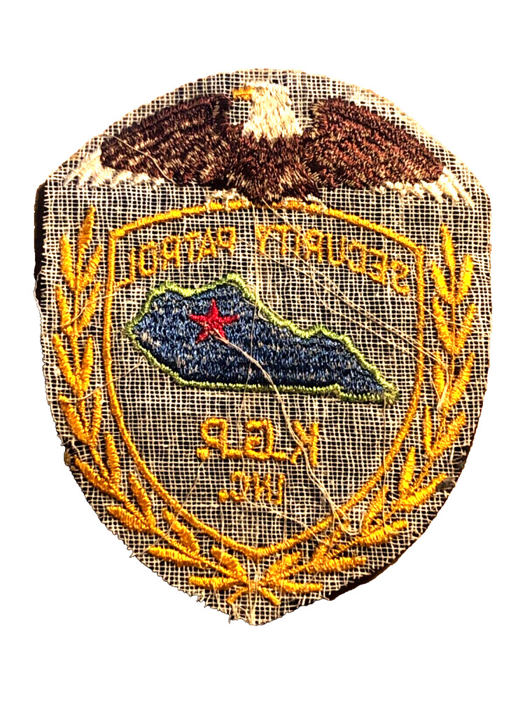 RARE Security Patrol Patch - K.G.P. Inc. Virginia