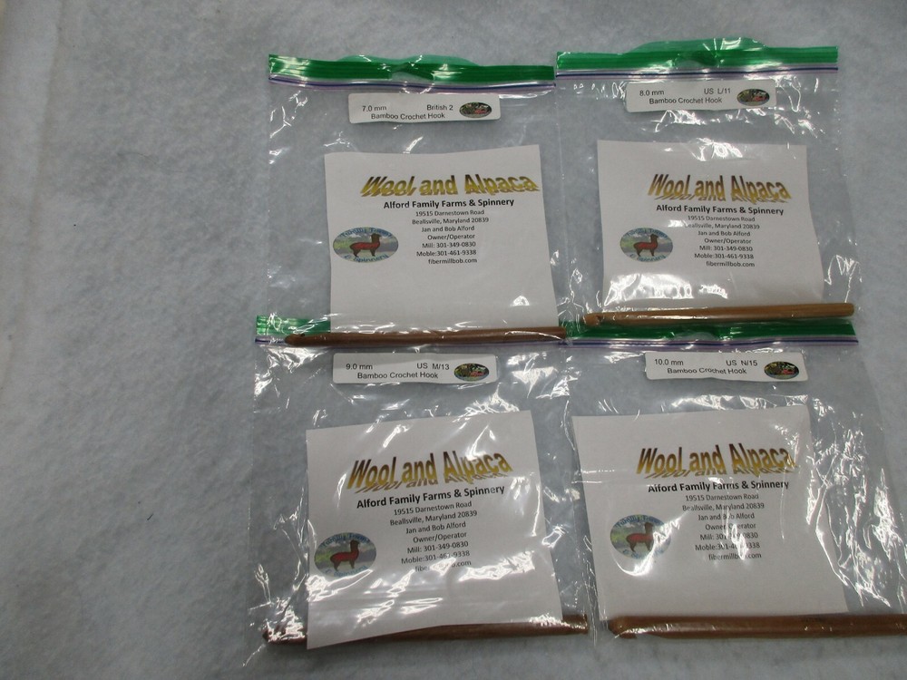 Bamboo Crochet hooks