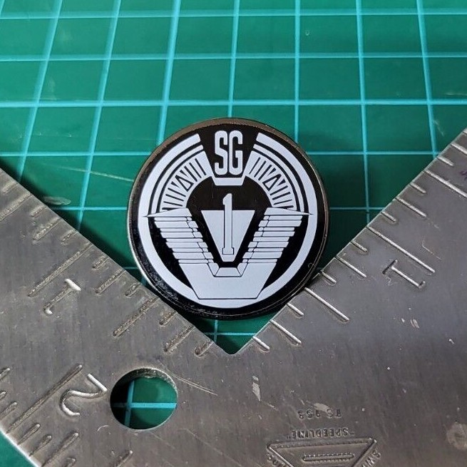 Stargate SG-1 Team Logo Metal Pin 1 inch