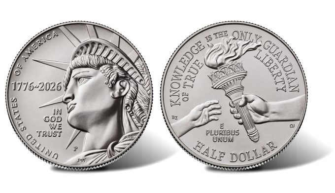 2026-P SemiQuinCentenial HALF DOLLAR (P) Phil. Mint One COIN * PRESALE