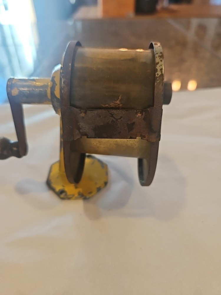 Vintage Apsco Yellow Midget Automatic Pencil Sharpener