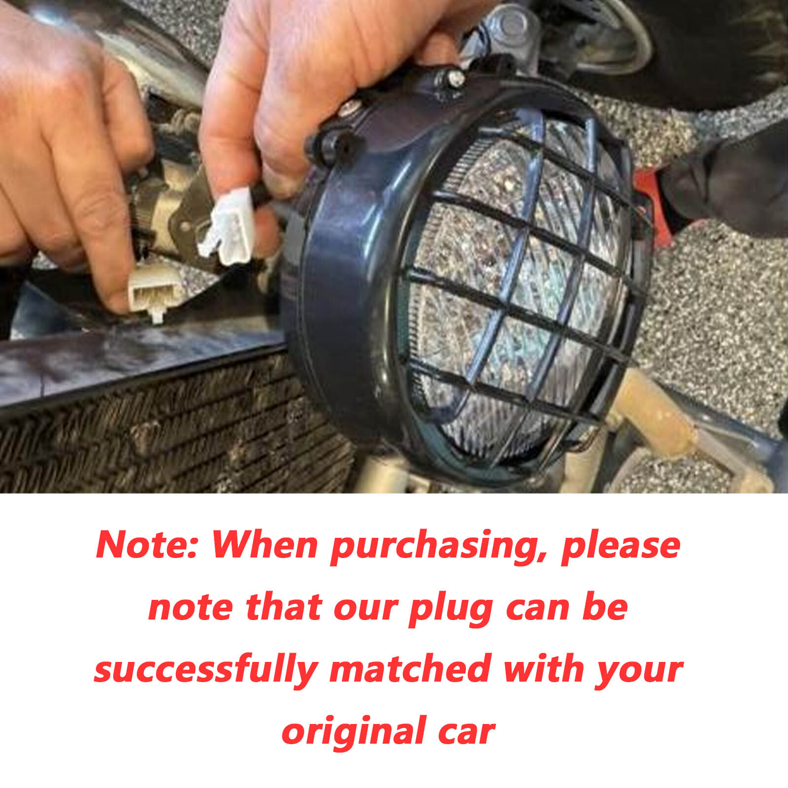 us 2x Led Headlight fit Yamaha 1987-06 Banshee lens bulbs lights grills Warrior