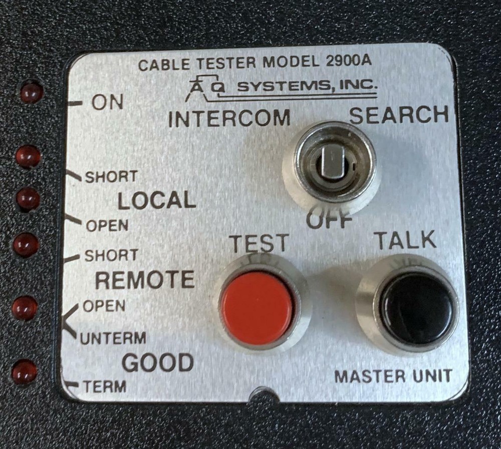 AQ Systems Inc. 2900A / 2900B Coax Cable Tester