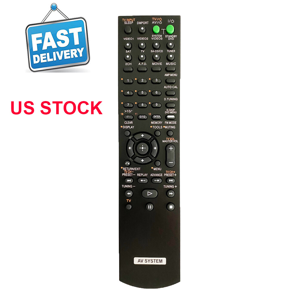 US Remote Control For Sony STR-DA3200ES STR-DA3300ES STR-DA4300ES STR-DA5300ES