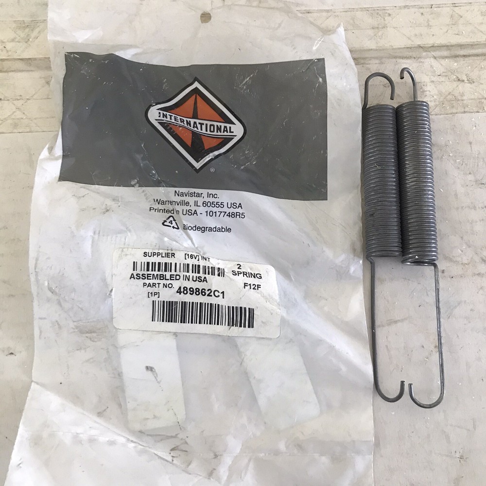 2PCS INTERNATIONAL SPRING 489862C1 Genuine OEM