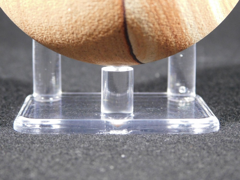 Heavy Duty THREE Post SPHERE Display Stand SMALL Size Clear Acrylic
