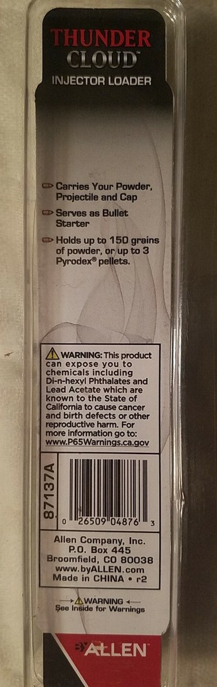 Allen Thunder Cloud Injector Loader (87137A)