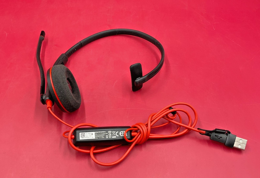 Poly Blackwire 3210 USB Monaural Headset 8X214A6 ✅❤️️✅❤️️✅❤️️✅❤️️