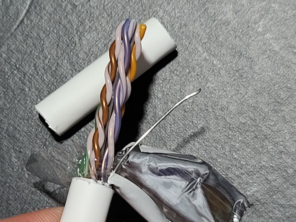Commscope CS34P 23/4P Cat6 F/UTP WebTrak Plenum Shield Network Cable White/100ft