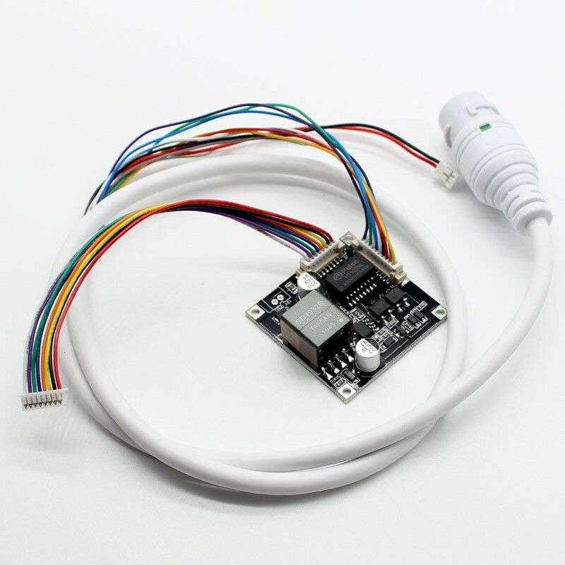 CCTV POE module Input 48V PCB board output DC12V with POE cable for ip camera