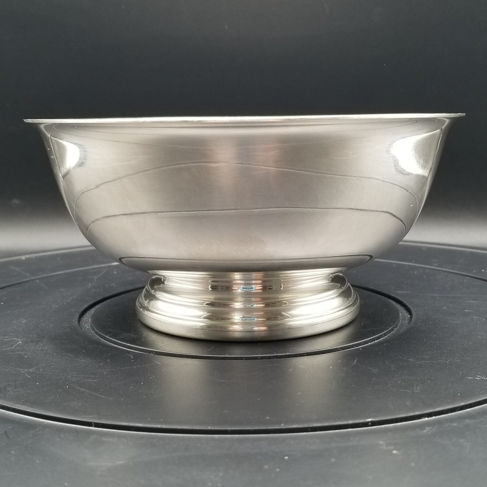 Vintage Gorham Stirling Silverplate Revere Bowl 6 1/2 Inch YC779 Anchor Logo