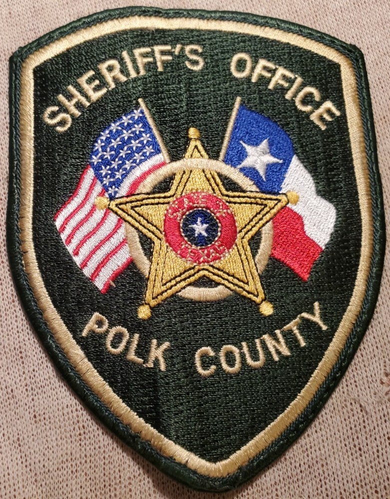 TX Polk County Texas Sheriff Shoulder Patch