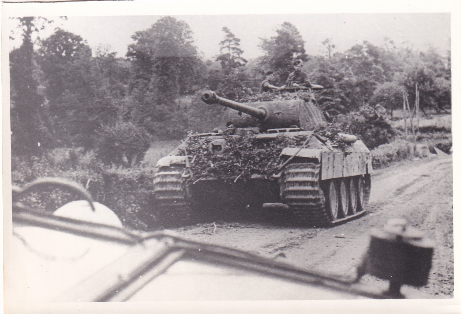 Heinz Nowarra Real Photo WWII GERMAN PANZER V PANTHER TANK AUSF A Road 320