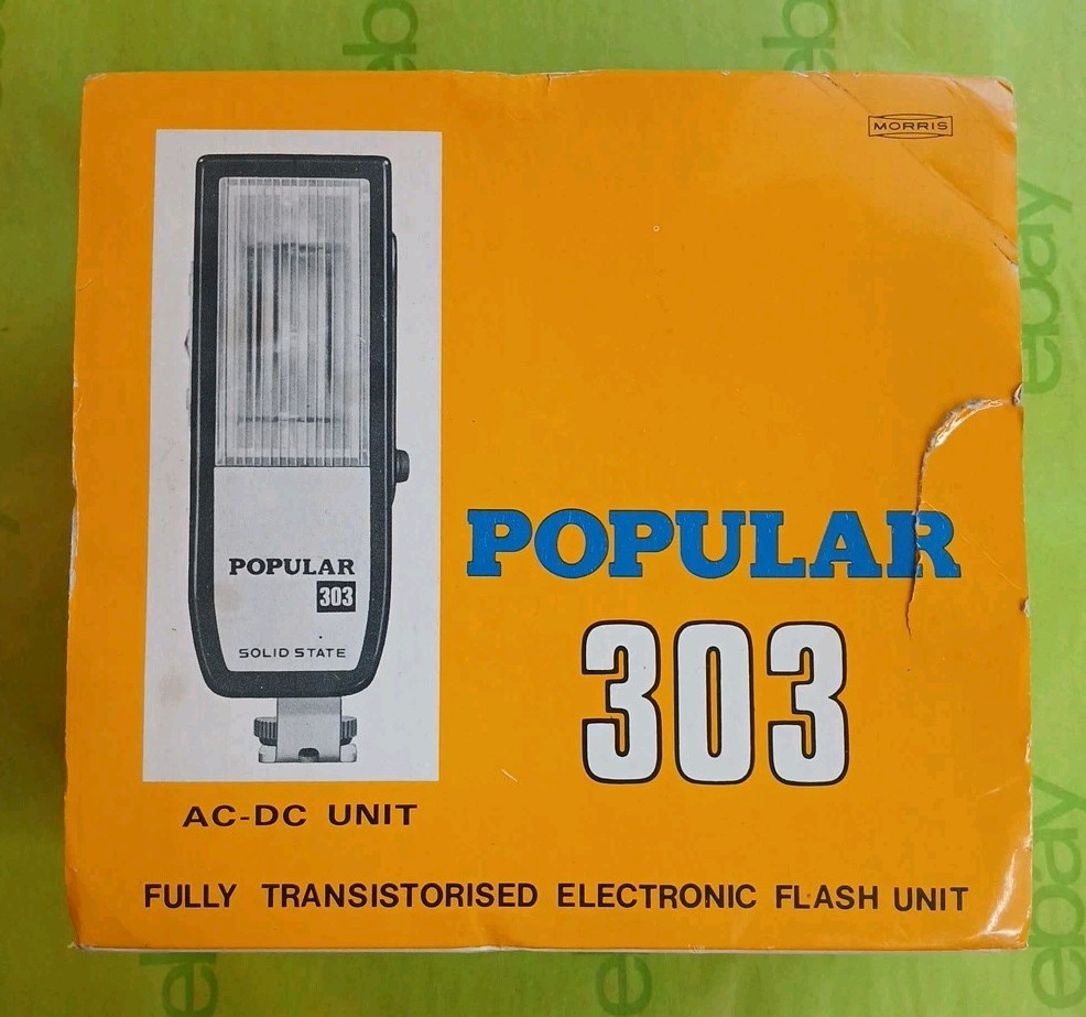 Vintage Camera Accessory Popular 303 Flash Unit