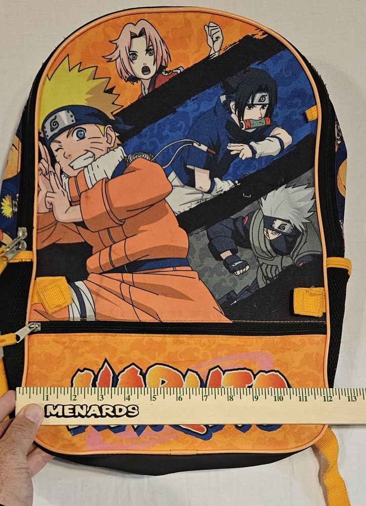 Naruto Bioworld Backpack Orange Blue