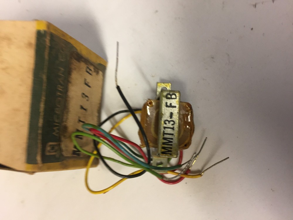 MMT13-FB 4000/3.4 MICROTRAN MINIATURE AUDIO TRANSFORMER NOS
