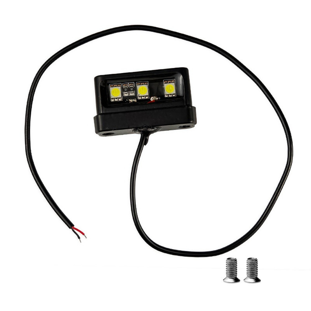 Rear License Plate Light For Motorcycle With Easy Installation Feature