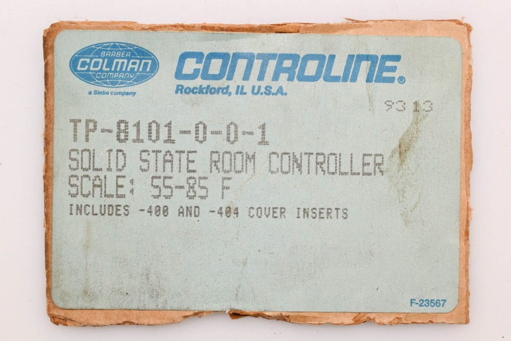 Barber Colman TP-8101-0-0-1 55-85F Solid State Room Controller Kit