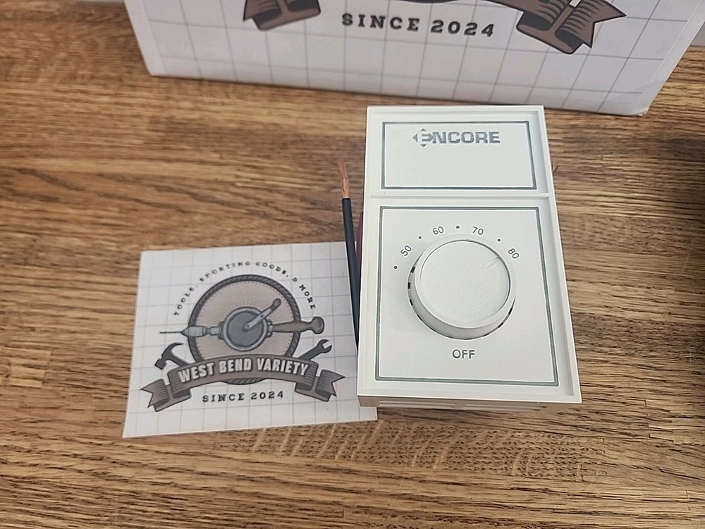 Encore E402 Line Voltage Thermostat Double Line Break Single Circuit