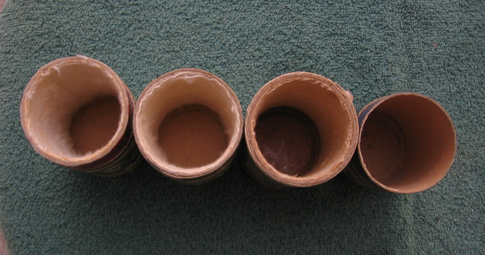 Vintage Edison Phonograph Empty Record Cylinders