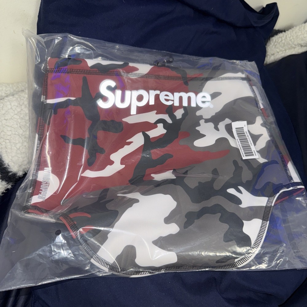 Supreme Windstopper Neck Gaiter Red Camo
