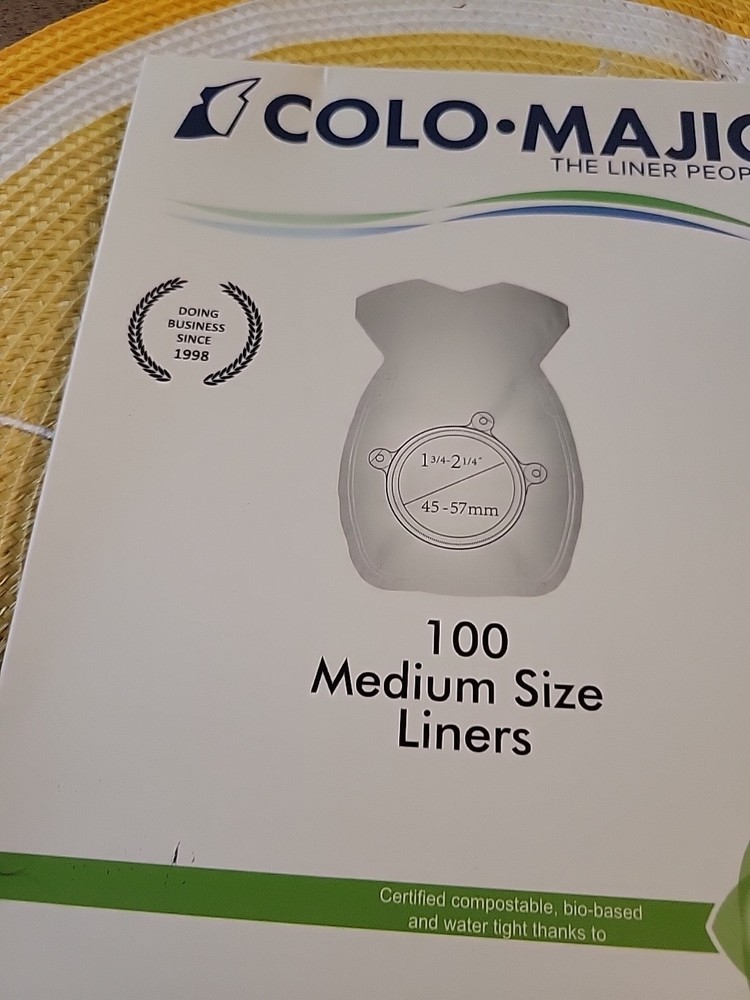 Colostomy Liners 100 Medium Count Biodegradable Ostemy C-02