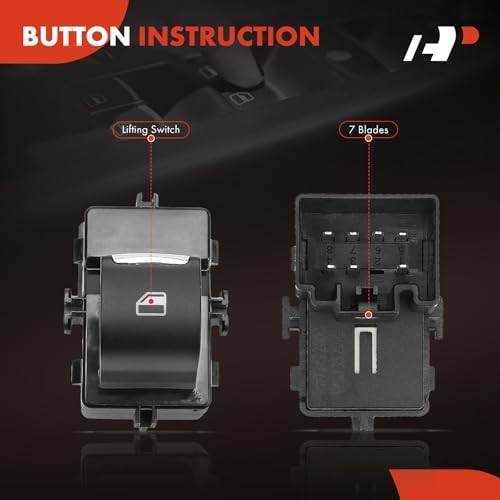 Power Window Switch Compatible with Ford Explorer 2011-2019, Taurus 2013